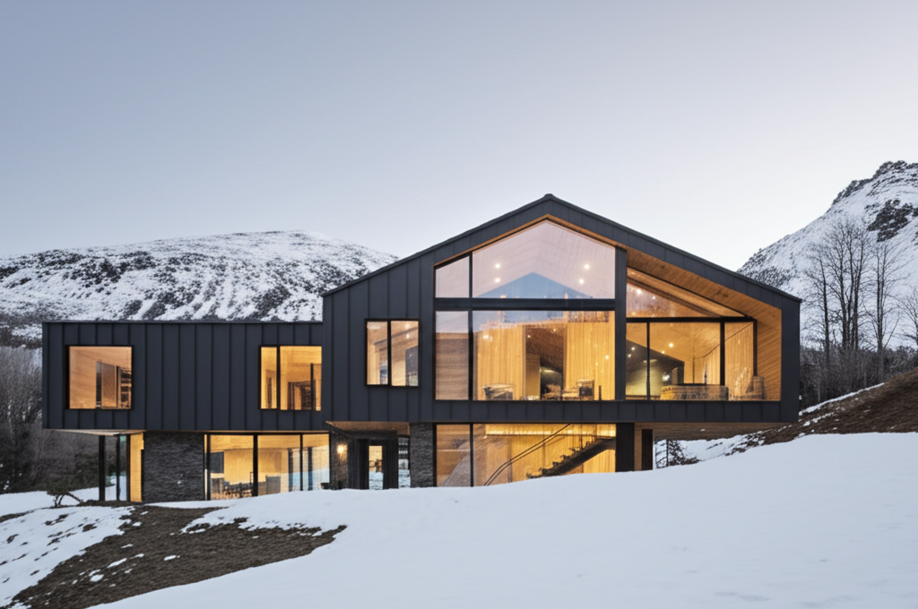 Casa Semplice - Moderne Außenansicht im Allgäu